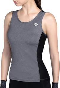 เสื้อโยคะแขนกุดสำหรับผู้หญิง ผ้ายืดสี่ทิศทาง แห้งเร็ว กระชับรูปร่าง เป็นมิตรกับสิ่งแวดล้อม คุณภาพสูง - Product Image 6