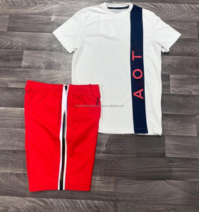 Conjunto de Pantalones Cortos Unisex de Alta Calidad Personalizables con Logotipo Personalizado en el Diseño y Sublimación de Logotipo, Conjunto de Verano con Bordado - Product Image 6