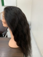 Vente en gros d'extensions de cheveux humains 100% livraison directe 4x4 5x5 13x4 perruque frontale complète en dentelle 613 perruques sans colle droites blondes 180%