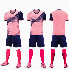 Men's Soccer Jersey Set Orange White Striped Sublimated Short Sleeve Moisture Wicking <b>Athletic</b> Fit All Seasons - Product Image 4