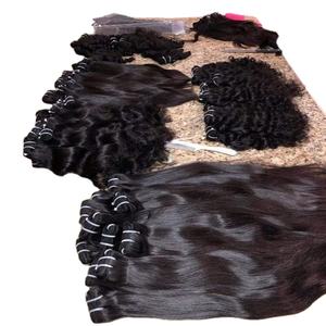 Usine directe meilleure qualité indien brut ondulé Extensions de cheveux 30 pouces dentelle trame armure 8 pouces perruques Curl Styles prix moins cher - Product Image 2