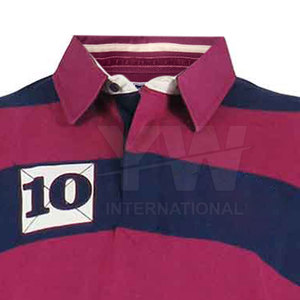 Camisetas de Rugby de Algodón Resistentes de Estilo Urbano, Ropa de Entrenamiento, Camisetas de Rugby de Algodón Duraderas para Equipos Deportivos - Product Image 3