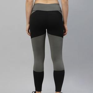 Leggings pour femmes sur mesure de haute qualité, nouvelle couleur unie, tissu tricoté respirant, taille élastique, leggings de yoga - Product Image 4