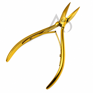 <b>Flat</b> <b>Nose</b> <b>Plier</b> With Ridges Multifunctional Hair Extension <b>Pliers</b> Stainless Steel Custom Logo Hair Extension Tool - Product Image 1