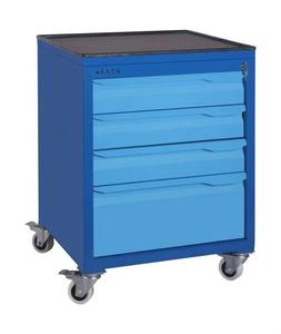 Best Quality Mobile <b>Workshop</b> Tool Cabinet with 2 Drawers and <b>Storage</b> Shelf on Wheels with Central Locking System - Product Image 6