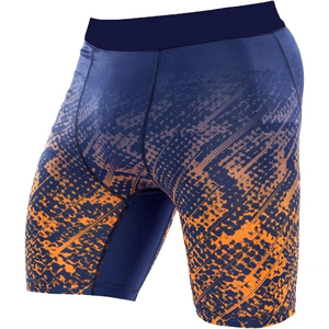 Soft Breathable Pocket <b>Men</b> <b>Short</b> Running Tights <b>Men</b> Quick Dry Workout Skinny Fitness Sublimation Design <b>Compression</b> <b>Shorts</b> - Product Image 1
