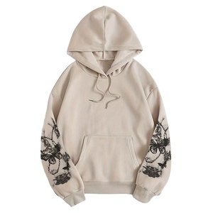 High Quality Eco-Friendly Anti-Wrinkle Oversize Hoodie <b>Thick</b> <b>Fleece</b> Drop Shoulder Boxy Fit Hooded Sweatshirt Unisex Pullover - Product Image 1