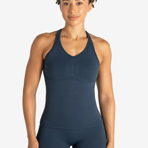 High Quality Ladies Fitness Yoga Workout <b>Crop</b> <b>Tops</b> With Pads Women Breathable Soft Racerback Sports Gym <b>Crop</b> Tank <b>Tops</b> - Product Image 1