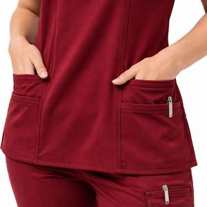 Uniforme Quirúrgico Unisex 2026 de Tela Elástica de Jersey de Spandex/Poliéster con Detección de Agujas y Fusión Sin Costuras, Proveedor OEM ODM al por Mayor - Product Image 3