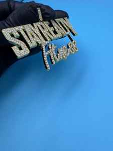 Colgante de Lujo con Letra Personalizada, Plata de Ley 925, Diamante Moissanita VVS, Colgante con Número, Letra o Logotipo, Regalos de Hip Hop - Product Image 3