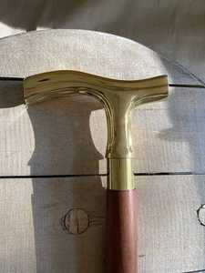 Bastón Plegable de Madera Ecológico Hecho a Mano con Mango de Latón de Lujo, Estilo Vintage para Uso Diario, HUMAYUN WORLD CRAFTS - Product Image 3