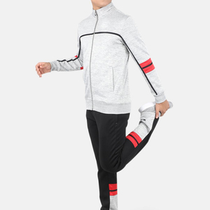 Men Tracksuit Wholesale Custom Logo <b>Jacket</b> Pants Set Premium Training Running Athletic Sportswear OEM ODM Private Label Wear - Product Image 2