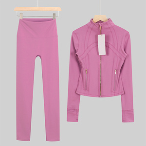 Custom Logo Private Label Yoga <b>Jacket</b> <b>Women</b> High Quality Full Zip Athletic Sportswear Tracksuit Top - Product Image 6