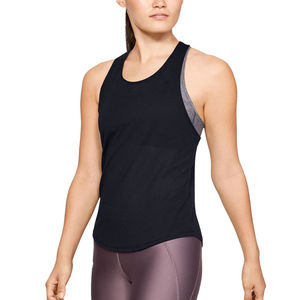 Camiseta sin mangas de punto ajustado para mujer, 100% algodón, transpirable, de secado rápido, básica, informal, para fitness y ropa deportiva - Product Image 4