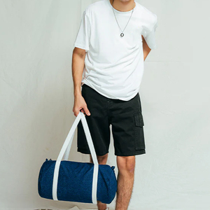 Shorts en jean décontractés pour hommes, coupe droite et ample, longueur genou, style streetwear, personnalisables, vente en gros - Product Image 4
