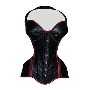 Corset amincissant de haute qualité en satin à lacets, style vintage, pour femme - Product Image 4