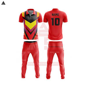 Tenue et maillot de cricket légers et confortables avec logo imprimé, designs d'équipe, couleur unie, uniforme de cricket fabriqué au Pakistan - Product Image 6