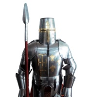 Combinaison de Combat médiéval, combinaison de Combat intégrale, de Combat, guerrier de Combat, croisé, tenue d'armure pour cadeau