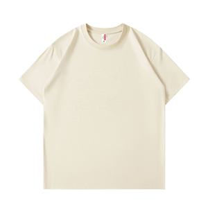 Venta al por mayor de los hombres Casual 100% algodón en blanco camiseta transpirable ecológico de secado rápido logotipo personalizado impreso cuello alto - Product Image 5