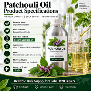 Pogostemon Cablin Blanco Benth Patchouli : Matière première végétale, fabricant, fournisseur, grossiste, exportateur en vrac, ingrédient botanique - Product Image 2