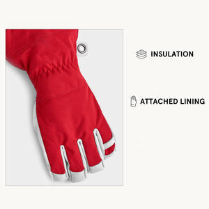 Gants de ski personnalisés haut de gamme pour hommes et femmes, chauds, pour sports de neige, cyclisme, conduite par temps froid, course à pied, aventures, OEM - Product Image 2