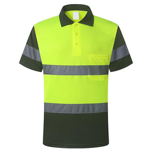 2026 Custom Breathable High Visibility Long Sleeve Safety Polo Shirt Reflective Sewing Tape Waterproof <b>LED</b> Flash <b>Fire</b> Protection - Product Image 4
