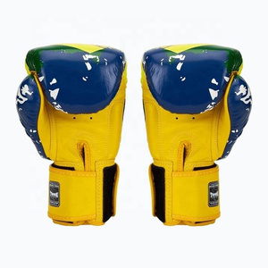 Guantes de Boxeo Muay Thai Estilo Mexicano, Personalizados, de Cuero de Alta Calidad, con Cierre de Velcro, para Sparring Profesional - Product Image 4