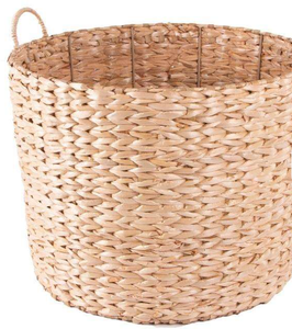 Sac à linge en fibre naturelle de jute avec poignées robustes pour le lavage et le rangement - Product Image 5