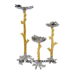 Nouveaux produits, porte-bougie décoratif personnalisé de style européen rustique, en béton, porte-bougie unique, paires de 3 - Product Image 1