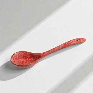 Cuchara de cerámica japonesa con mango largo, accesorios para la ceremonia del té japonés, cuchara para té, dispensador de sopa, entrega en una sola pieza, solo a través de UO - Product Image 5