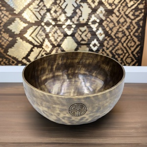 Pleine lune népal bouddha méditation Matty noir thérapie bol spécial guérison son tibétain Top vente Yoga bol gravure impression - Product Image 5