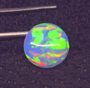 Ópalo Natural de Alta Calidad de 4.5 CT, Corte Brillante Multifuego, Cabujón, Gema Suelta de 13*5.2 mm, de Rajastán, para la Fabricación de Joyas Z. R. - Product Image 6
