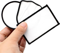 Patch promotionnel vierge en feutre non tissé imprimé par sublimation thermique, pour broderie sur casquettes, tailles personnalisées, polyester, sport