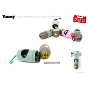 ที่เก็บถุงเก็บมูลสัตว์เลี้ยงยี่ห้อ Yommy พร้อมไฟ LED 1 ม้วน 15 ถุง สำหรับสุนัข - Product Image 3