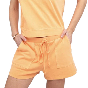 Conjunto de Verano de 2 Piezas para Mujer 2026, Cuello Redondo, Manga Corta, Corte Holgado, Informal, con Bolsillos, Tejido Transpirable, OEM - Product Image 6