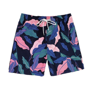 <b>Men's</b> Printed Board Shorts Floral Pattern Quick Dry Drawstring Casual Swim <b>Trunks</b> Short Length Mid Waist Polyester - Product Image 2