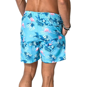 Shorts chino décontractés pour hommes, fabriqués en usine, 100 % coton non tissé, respirants, couleur unie avec poches, service OEM, collection 2026 - Product Image 3