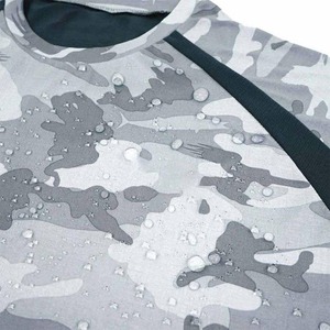 Chemise de pêche à manches longues pour homme, unie, respirante, UPF 50, séchage rapide, 100% polyester - Product Image 6