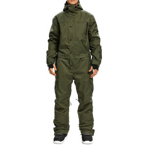 Combinaison de ski personnalisée de haute qualité, vente chaude, sport d'hiver en plein air, vêtements imperméables pour la neige, logo personnalisé, combinaison de snowboard isolée à capuche - Product Image 5