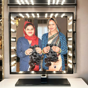 ผมต่อแท้ 100% เรมี่ ไม่ผ่านการแปรรูป แบบบอดี้เวฟ จัดเรียงเกล็ดผม บราซิล อินเดีย แบบเวฟธรรมชาติ สีดำ - Product Image 6