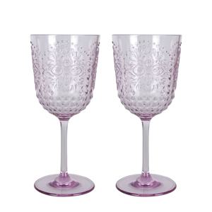 Gobelet en plastique acrylique coloré gaufré - Product Image 1