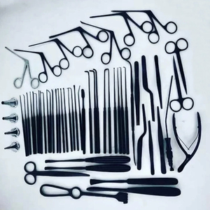 ชุดเครื่องมือผ่าตัดกระดูกหูแบบมืออาชีพ 29 ชิ้น สำหรับการผ่าตัดหูขนาดเล็ก ทำจากเหล็กกล้าไร้สนิมเคลือบสีดำ ทนทาน ชุดอุปกรณ์ตรวจหู คอ จมูก - Product Image 5