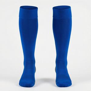 ถุงเท้ากีฬาฟุตบอลแบบยาวคลุมเข่า ซับเหงื่อได้ดี นุ่มสบาย กระชับกล้ามเนื้อ  รับสั่งทำสีได้ - Product Image 1