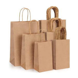 Brown Kraft Paper <b>Bags</b> Heavy Duty Recyclable Carry <b>Bags</b> for Retail Packaging Bulk Wholesale Export Factory Direct - Product Image 2