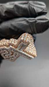 Custom 2X Moissanite Baguette Cut Name <b>Ring</b> For <b>Mens</b> original 925 Silver Fine Gold Plated Hip Hop Party Jewelry Gift For Her - Product Image 5