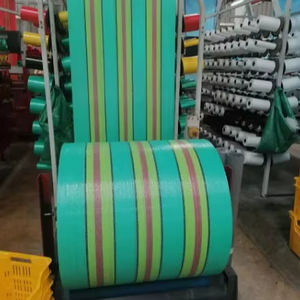 Rollo de Tela Tejida de Polipropileno (PP) Personalizado, Reciclable, Tubular, para Sacos de Polipropileno, para Agricultura - Product Image 1