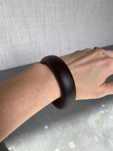 Brazalete de Madera Natural Delgado, Hecho a Mano, Minimalista, Redondo, Joyería para Mujer, Estilo Boho, Accesorio de Moda DIY - Product Image 6