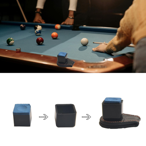 Porte-craie de billard en cuir souple véritable de haute qualité, étui à craie pour queue de billard, pochette à craie de snooker, boîte pour 1/2 queue de billard - Product Image 6