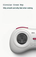 Joystick Inalámbrico Mini 8BitDo M30 2.4G con Motor de Vibración para Genesis Mini/Mega Drive Mini y para Juegos de PC
