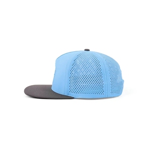 Casquette de golf personnalisée bicolore respirante perforée au laser à 5 panneaux avec logo personnalisé séchage rapide Injae Vina Golf Vietnam VN – Vente directe usine - Product Image 2